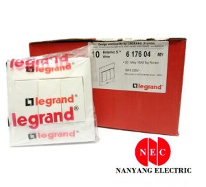 Legrand Belanko S 617604 16AX 250V 3Gang 1Way Switch (White) – Nanyang ...